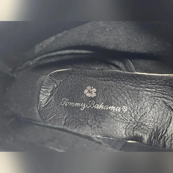 Tommy Bahama Women's Evert Black Suede Lace Up Bootie Sz 9 - Picture 12 of 13